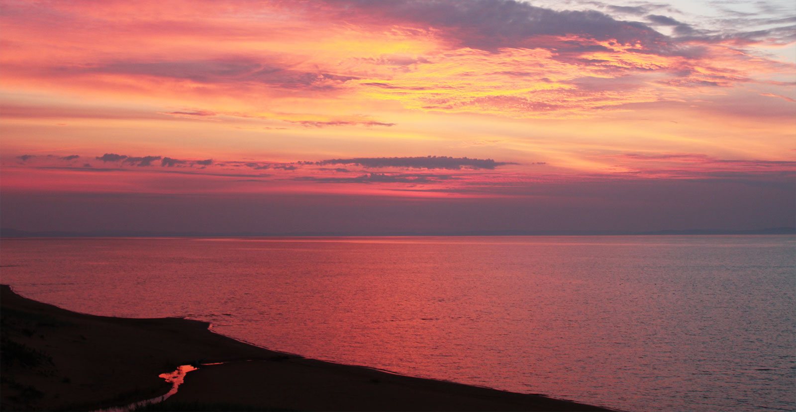 Golden hour in Michigan